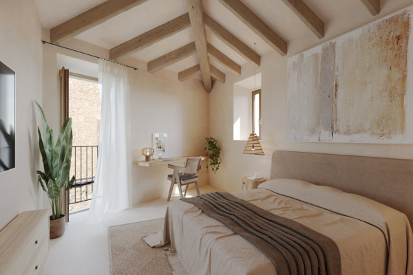 Hochwertig saniertes Stadthaus mit Pool im Innenhof und Garage in Arta Bild 6