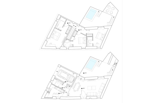 Hochwertig saniertes Stadthaus mit Pool im Innenhof und Garage in Arta Bild 9