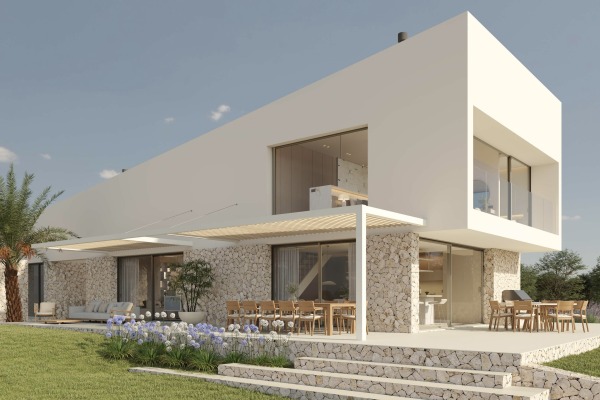 Moderne Neubaufinca mit herrlichem Panoramablick bis zum Meer Bild 3