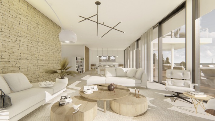 Neubauprojekt einer modernen Villa in Strandnähe Bild 2