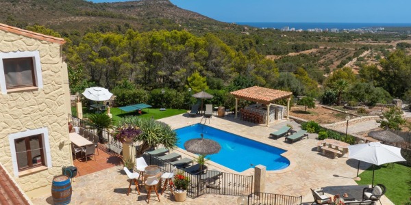 Mediterrane Finca mit traumhaftem Weitblick bis zum Meer Bild 9