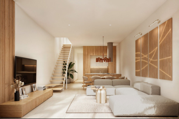 Neubau-Reihenhaus mit Pool und privatem Garten in Ses Salines Bild 5