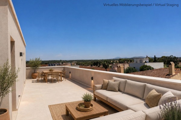 Neubau-Reihenhaus mit Pool und privatem Garten in Ses Salines Bild 6