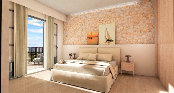 Neubau-Stadthaus mit Pool im Innenpatio in Ses Salines Bild 6