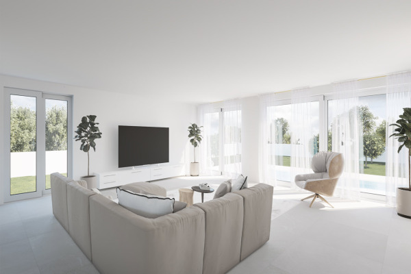 Neubauvilla im Fincastil im Ortskern von Andratx Bild 5