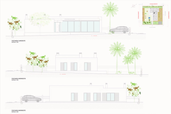 Eckgrundstück mit eingereichtem Projekt in der Siedlung Sa Pleta Bild 5