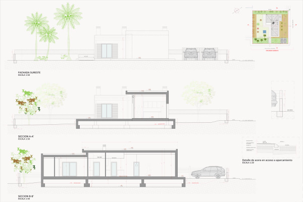 Eckgrundstück mit eingereichtem Projekt in der Siedlung Sa Pleta Bild 6