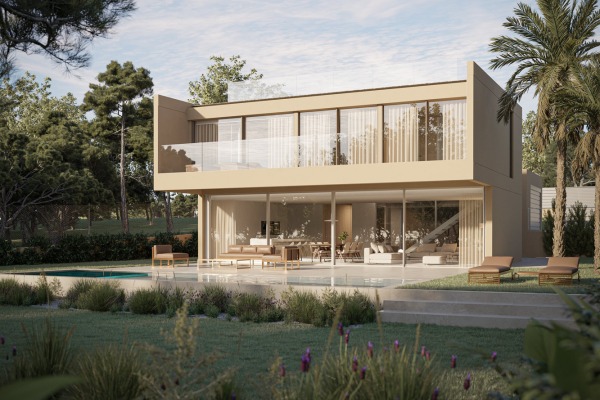 Exklusive Neubauvilla mit Meerblick und Pool in Sa Torre