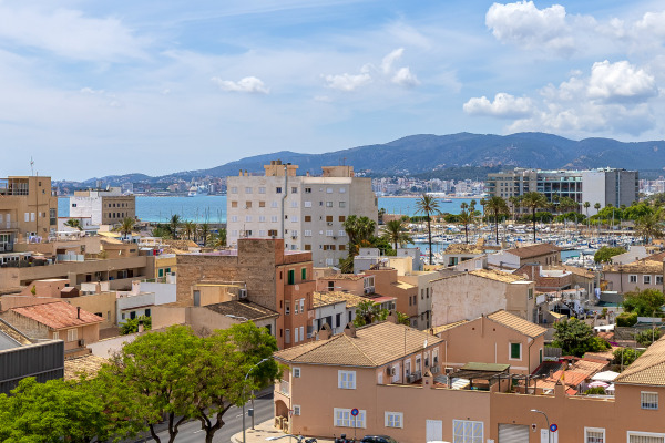 Apartment mit herrlichem Meerblick nahe der Strandpromenade in Portixol