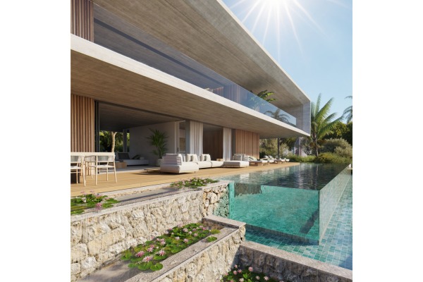 Einzigartiges Baugrundstück mit Projekt für eine Luxusvilla in 1. Meereslinie Bild 5