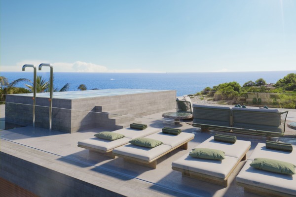 Einzigartiges Baugrundstück mit Projekt für eine Luxusvilla in 1. Meereslinie Bild 7