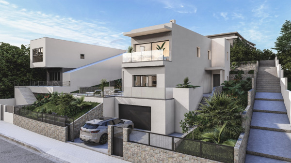 Meerblick-Baugrundstück mit Projekt für eine moderne Villa in Son Servera Bild 10