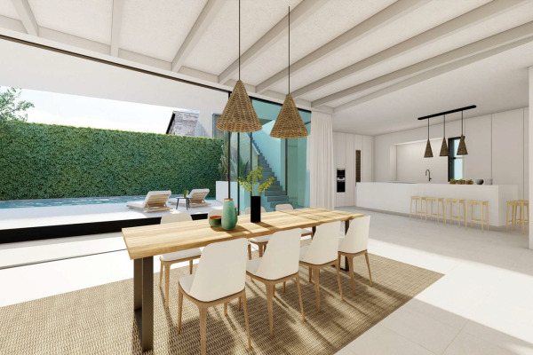 Exklusives Neubau-Stadthaus mit Pool und großem Innenpatio Bild 4