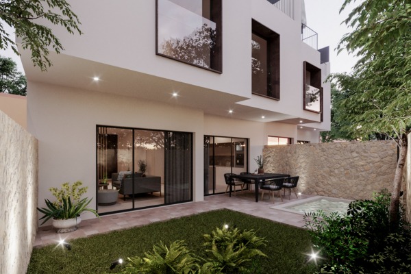 Moderne Neubauvilla mit Blick auf die Berge in Sa Cabaneta Bild 2