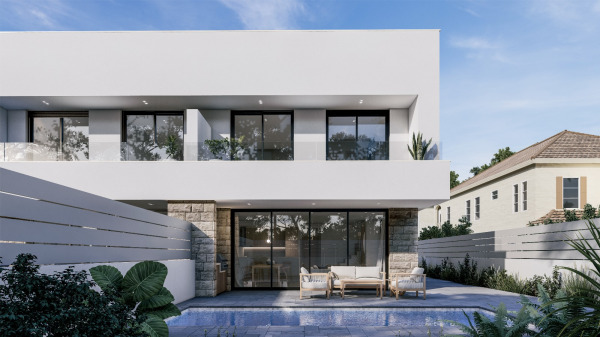 Moderne Neubau-Doppelhaushälfte mit Pool in Can Picafort Bild 4