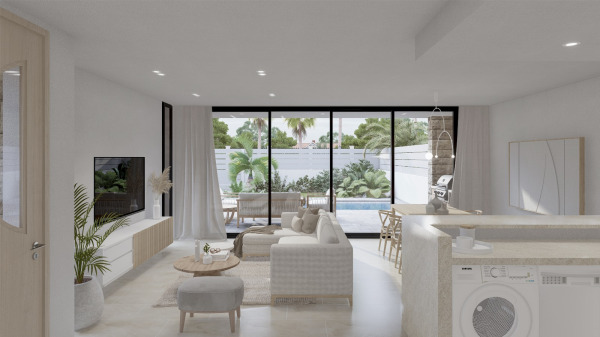 Moderne Neubau-Doppelhaushälfte mit Pool in Can Picafort Bild 8