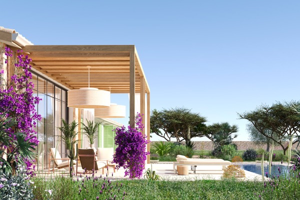 Exklusive Neubaufinca mit Blick auf die umliegenden Berge in Marratxi Bild 2