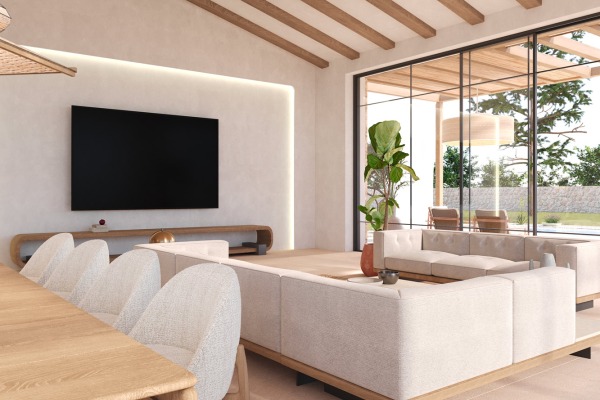 Exklusive Neubaufinca mit Blick auf die umliegenden Berge in Marratxi Bild 11