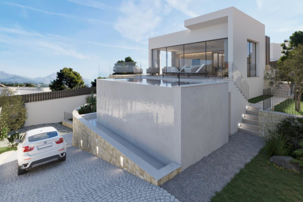 Exklusives Neubauprojekt einer modernen Meerblick-Villa in Santa Ponsa Bild 2