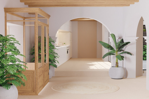 Luxuriöses Stadthaus mit Pool in zentraler Lage von Arta Bild 4