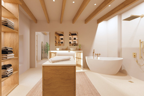 Luxuriöses Stadthaus mit Pool in zentraler Lage von Arta Bild 11