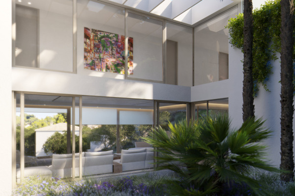 Luxus Designer-Villa mit einzigartigem Blick über die Cala Portals Nous Bild 9