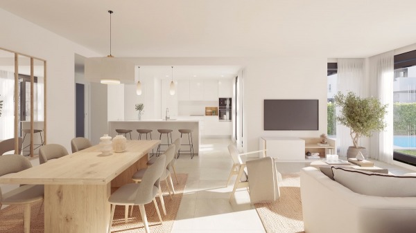 Moderne Neubau Reihenhäuser mit privatem Pool in Playa de Palma Bild 5