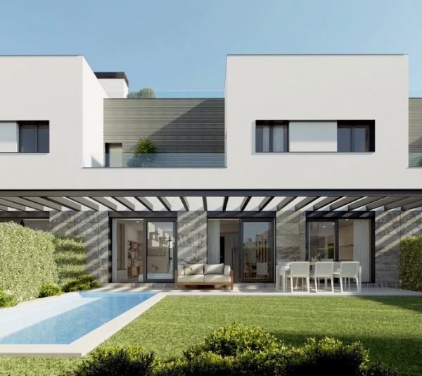 Moderne Neubau Reihenhäuser mit privatem Pool in Playa de Palma Bild 11