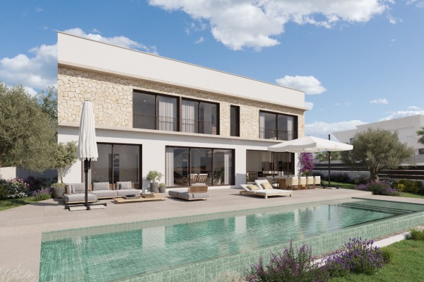 Stilvolle Neubauvilla im modernen Baustil in Marratxi bei Palma de Mallorca