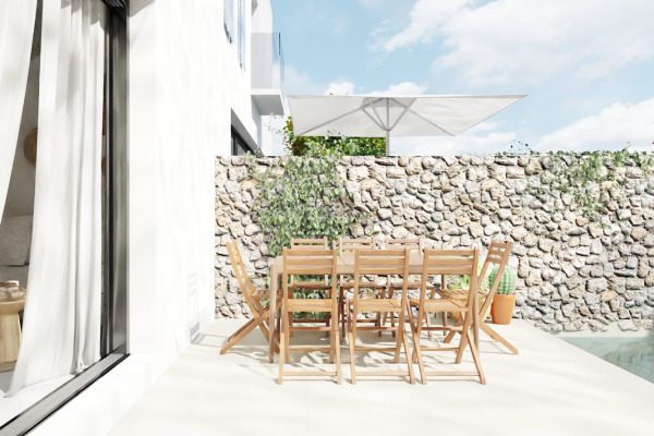 Modernes Neubau-Stadthaus mit Pool in El Molinar Bild 3