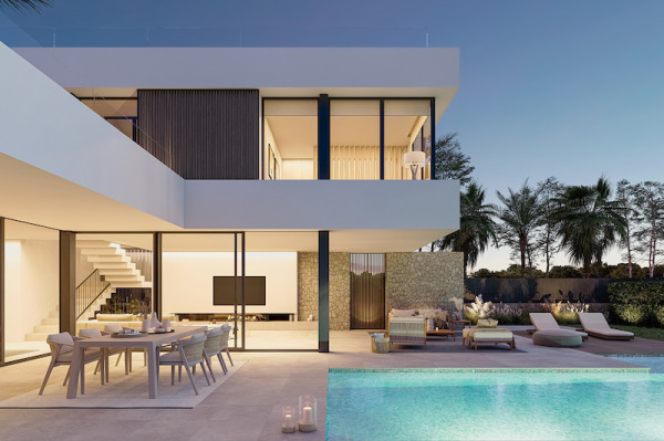 Moderne Neubauvilla mit Pool unweit der Bucht Cala Mondragó Bild 3