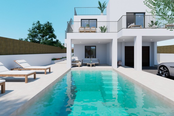 Neugebaute Villa mit Pool in Sa Cabaneta Bild 3
