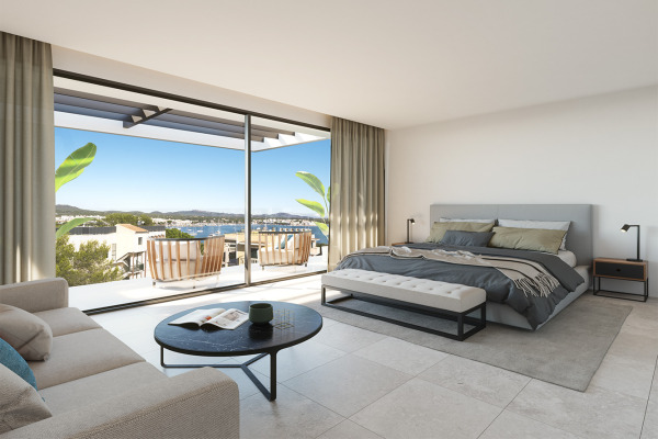 Moderne Neubau-Doppelhaushälfte mit privatem Pool in Portocolom Bild 6