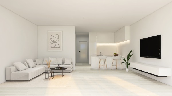 Neubauprojekt: Moderne Doppelhaushälften mit Pool und Teilmeerblick Bild 4