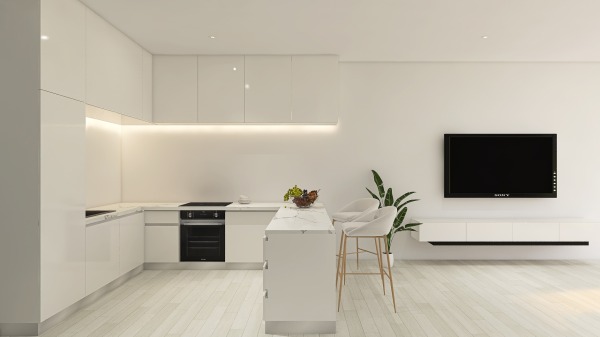 Neubauprojekt: Moderne Doppelhaushälften mit Pool und Teilmeerblick Bild 5