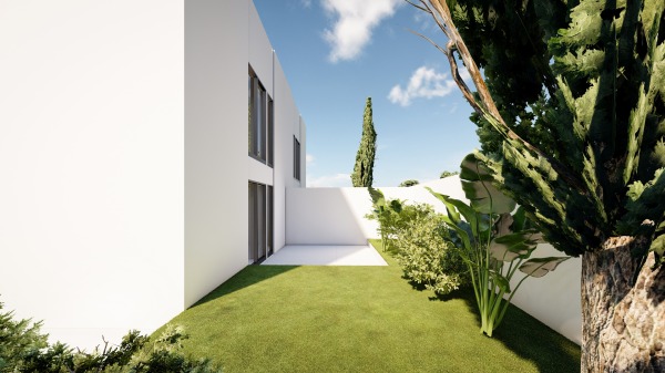 Neubauprojekt: Moderne Doppelhaushälften mit Pool und Teilmeerblick Bild 7