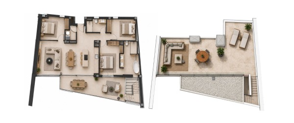 Luxuriöses Neubau-Penthouse mit spektakulärem Meerblick in Paguera Bild 12