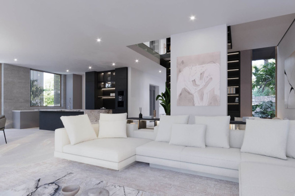 Baugrundstück mit Projekt für eine moderne Villa in Bendinat Bild 4