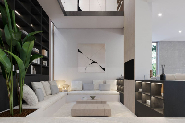 Baugrundstück mit Projekt für eine moderne Villa in Bendinat Bild 6