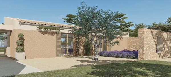 Neubauprojekt einer Natursteinfinca nahe S'Horta Bild 7