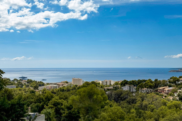 Minimalistische Meerblick-Villa oberhalb des exklusiven Hafens Puerto Portals Bild 2
