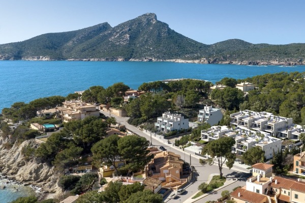 Neubau-Penthouse mit Meerblick und privater Dachterrasse in Sant Elm
