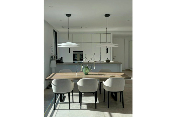 Moderne Doppelhaushälfte mit Meerblick und privatem Pool in Sant Agustin Bild 5