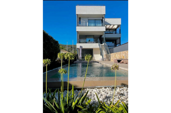 Moderne Doppelhaushälfte mit Meerblick und privatem Pool in Sant Agustin Bild 8