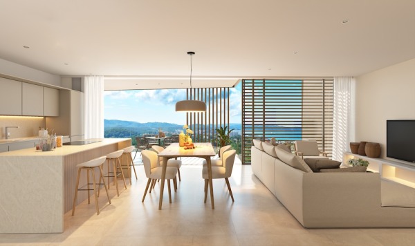 Exklusive Neubau-Erdgeschosswohnung mit eigenem Garten und Meerblick Bild 6