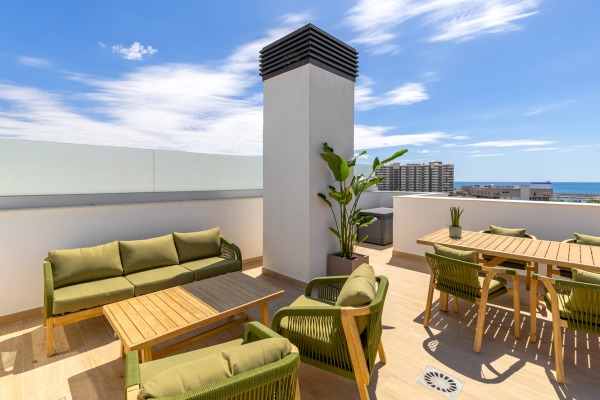 Neubau-Penthouse mit Meerblick zum Erstbezug nahe Portixol Bild 9