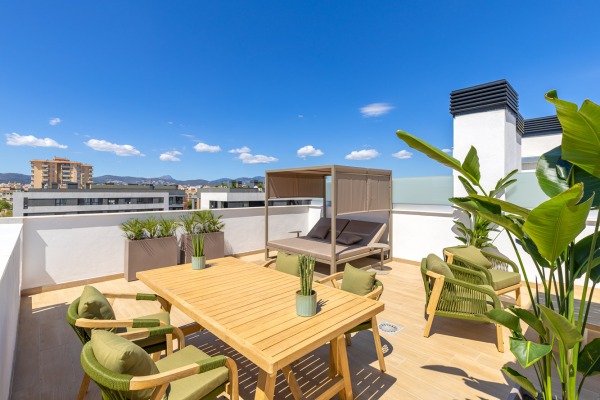 Neubau-Penthouse mit Meerblick zum Erstbezug nahe Portixol Bild 11