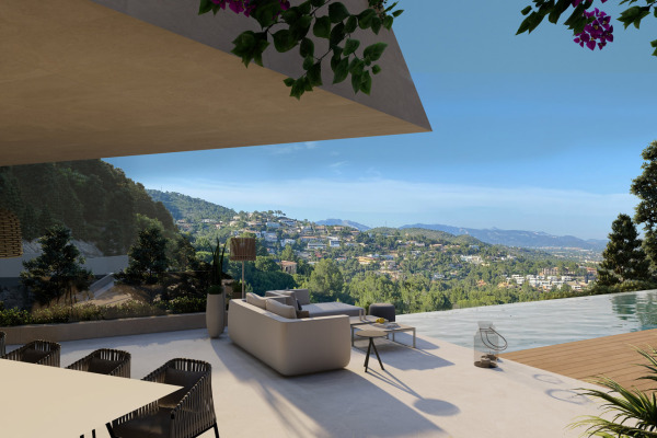 Grundstück mit Vorprojekt für eine moderne Villa erhöhter Lage Bild 2