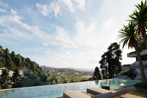 Grundstück mit Vorprojekt für eine moderne Villa erhöhter Lage Bild 3