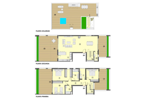 Neugebautes Meerblick-Penthouse mit Dachterrasse in Colonia Sant Jordi Bild 7